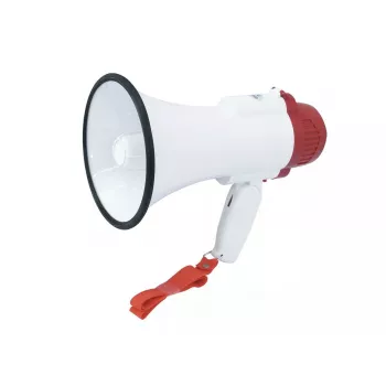 Megafón Omnitronic 80710920 interiér/exteriér 10 W červená biela