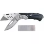 Multitool nôž KWB 016910 zaistiteľný nôž s čepeľou čierny Drop-Point