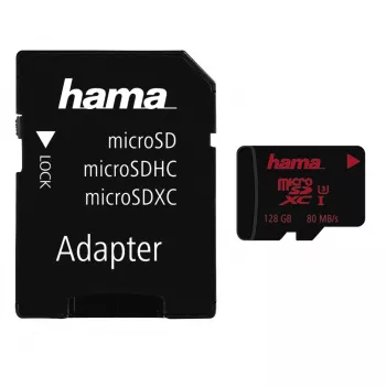 Flash pamäť Hama 128GB UHS-I Class 3 microSDXC