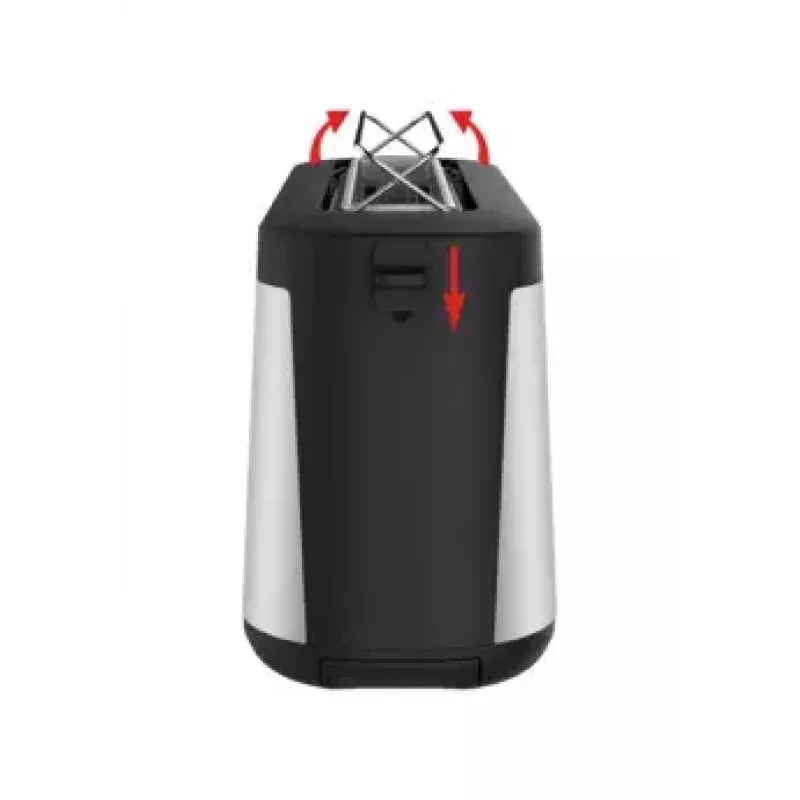 Hriankovač Tefal TL4308 2 plátky 1000 W čierna ušľachtilá oceľ