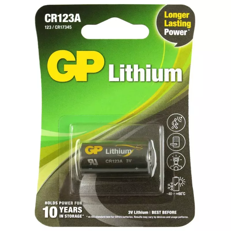Jednorazová batéria GP Batteries 070CR123AEC1