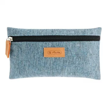 Mäkké peračník Herlitz GREENline polyester sivý 210x15x123 mm