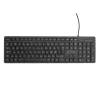 eSTUFF GLB211102 klávesnica kancelárska USB QWERTY Nordic čierna