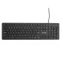 eSTUFF GLB211202 klávesnica kancelárska USB QWERTY US International čierna
