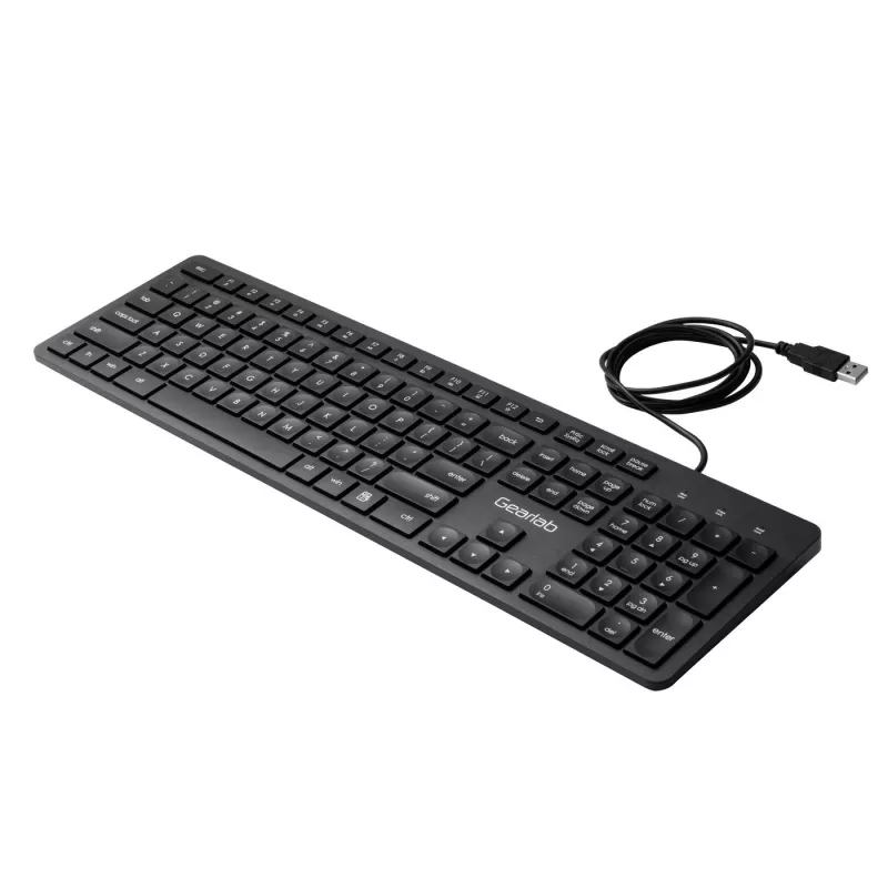 eSTUFF GLB211202 klávesnica kancelárska USB QWERTY US International čierna