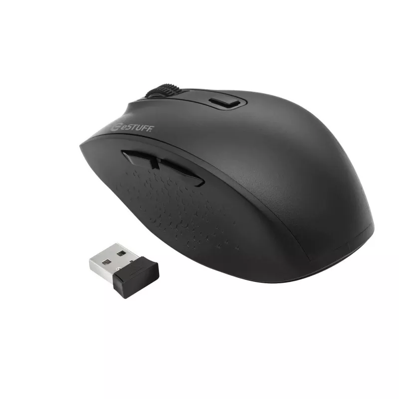 eSTUFF GLB214002 myš kancelárska pre pravákov RF Wireless + Bluetooth IR-LED 1800 DPI