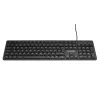 eSTUFF GLB211402 klávesnica kancelárska USB QWERTZ nemecká čierna