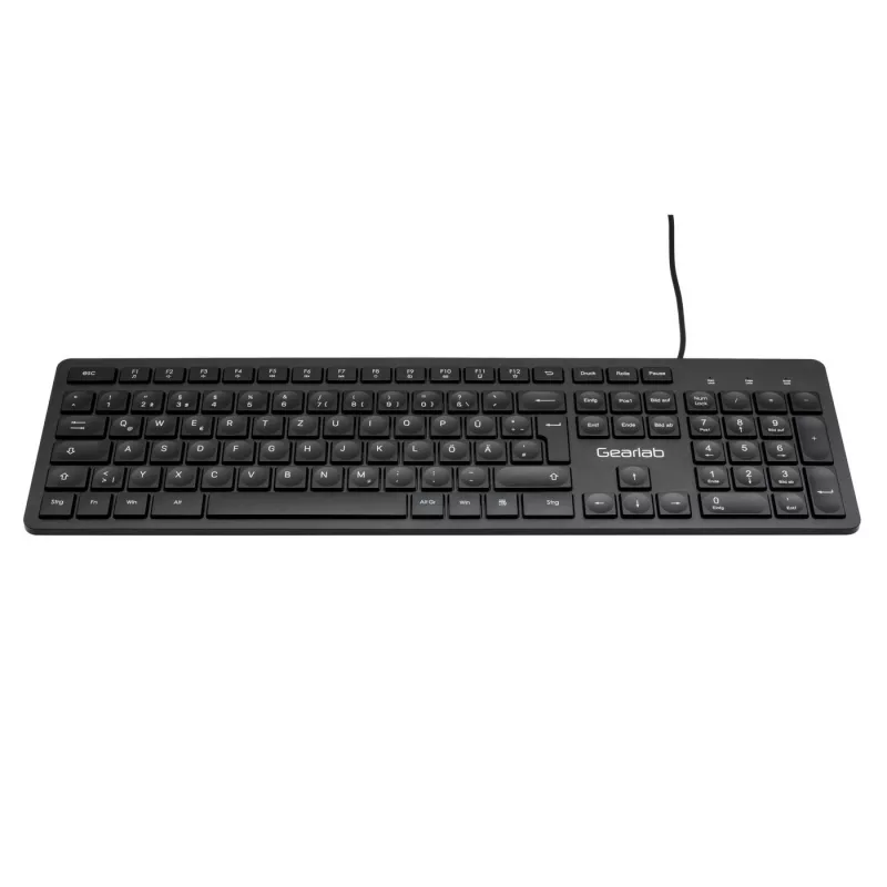 eSTUFF GLB211402 klávesnica kancelárska USB QWERTZ nemecká čierna
