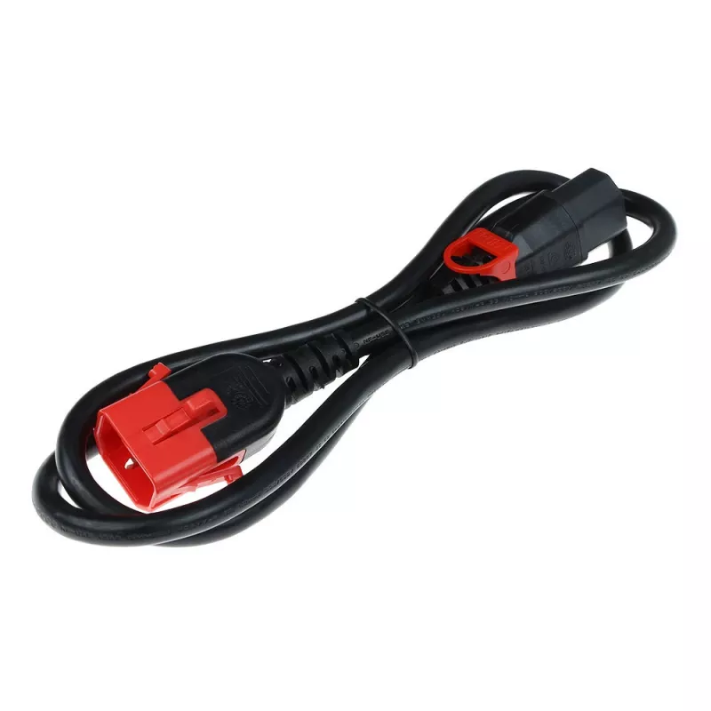 ACT napájací kábel C13 IEC Lock+ - C14 IEC Lock Dual Locking čierny 1 m, PC3601