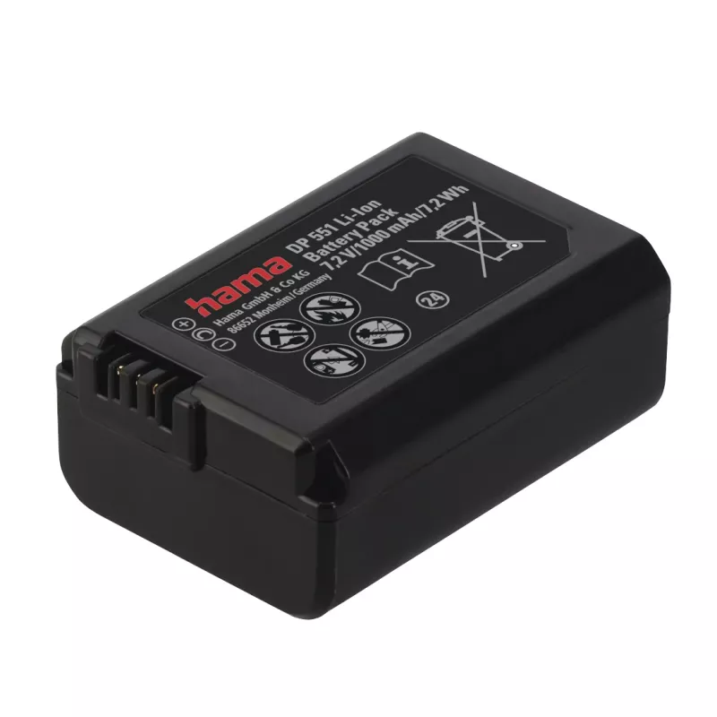 Batéria Hama DP 551 lítium-iónová 1000 mAh pre fotoaparát