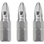 KWB 121101 hrot Pozidriv PZ1, oceľ, 3 ks