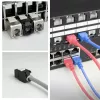 ACT Keystone Jack RJ45 CAT6 nechránený bez nástroja so shutter, čierna