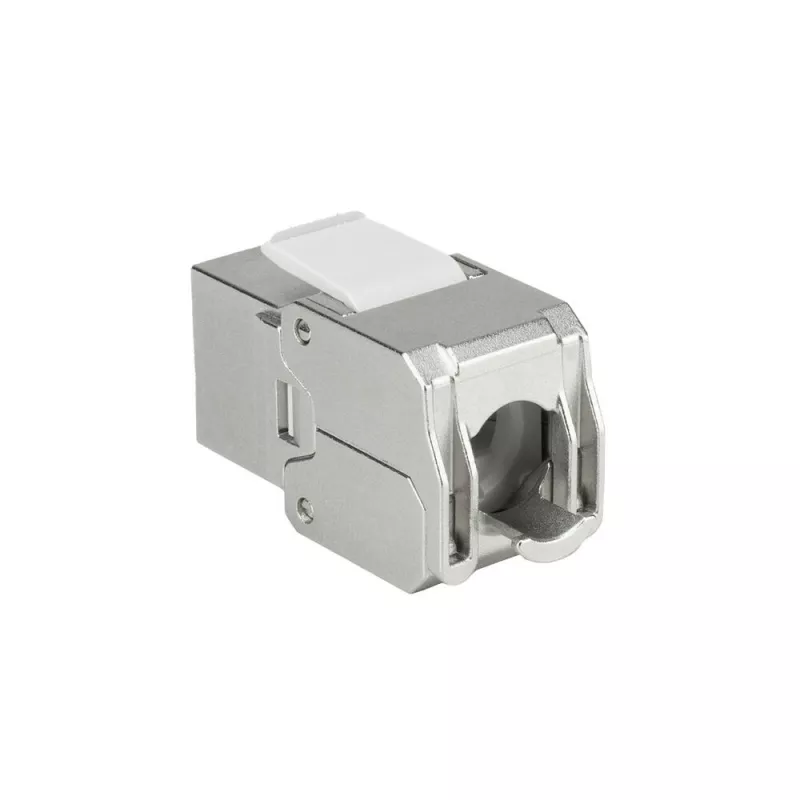 ACT Keystone zásuvka RJ45 CAT6A chránená bez nástroja s krytkou proti prachu