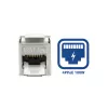 ACT Keystone zásuvka RJ45 CAT6A chránená bez nástroja s krytkou proti prachu
