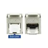 ACT Keystone zásuvka RJ45 CAT6A chránená bez nástroja s krytkou proti prachu