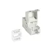 ACT Keystone zásuvka RJ45 CAT6A chránená bez nástroja s krytkou proti prachu