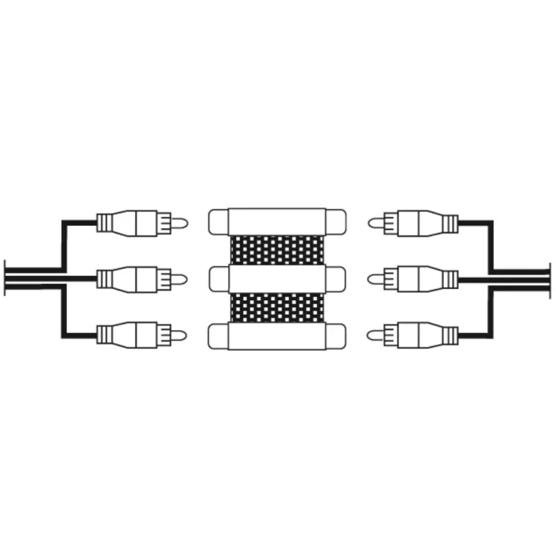 Hama 00205174 káblový adaptér 3 x RCA