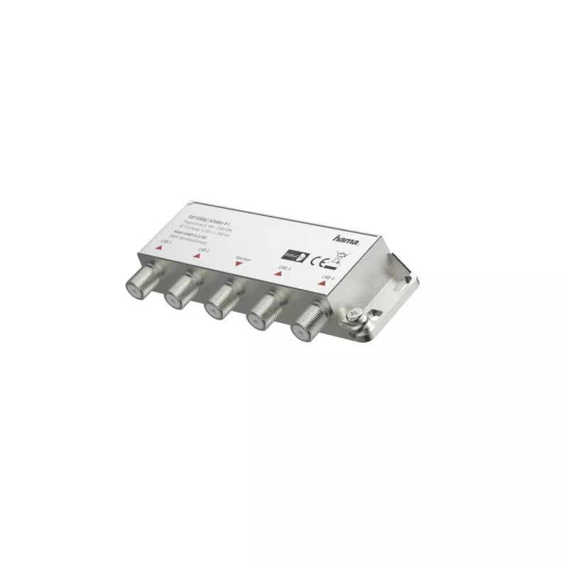 Hama SAT prepínač DiSEqC 4/1, 950-2500 MHz