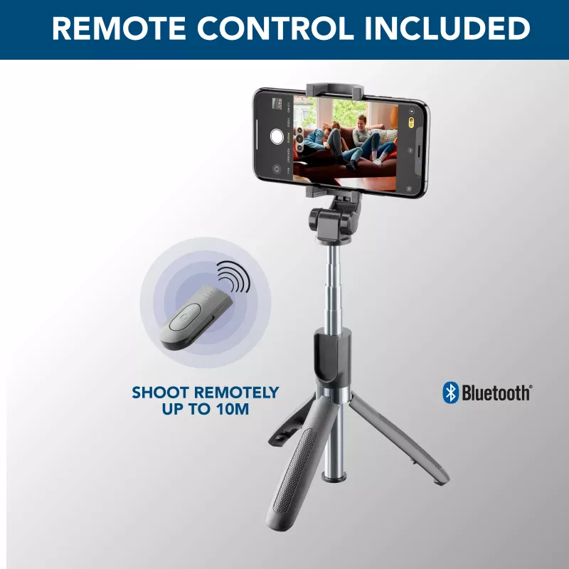 Cellularline Freedom - univerzálny statív Bluetooth® selfie tyč