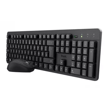 Trust TKM-360 klávesnica myš súčasťou balenia kancelária RF Wireless QWERTZ nemecká čierna