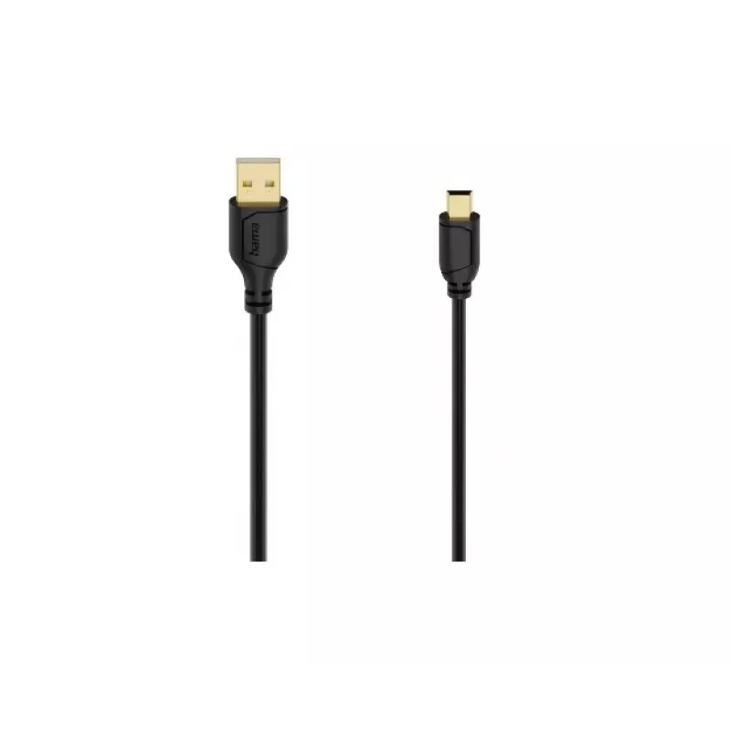 Hama 00074262 USB kábel USB 2.0 0,75 m USB A Mini-USB B čierny