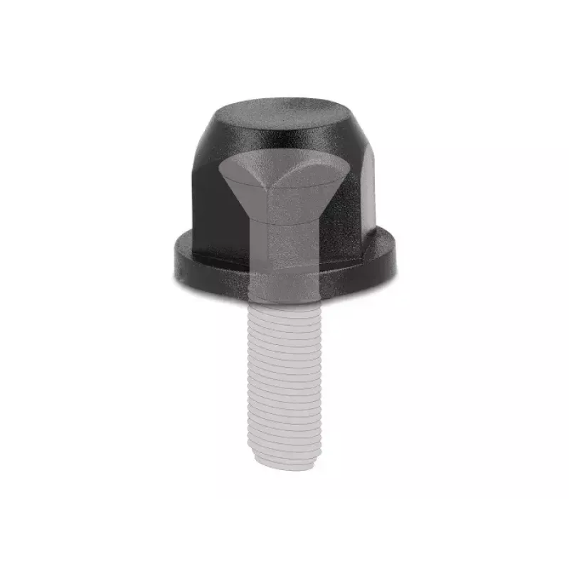 DeLOCK ochranná krytka závitu M12 čierna 2 kusy nylon