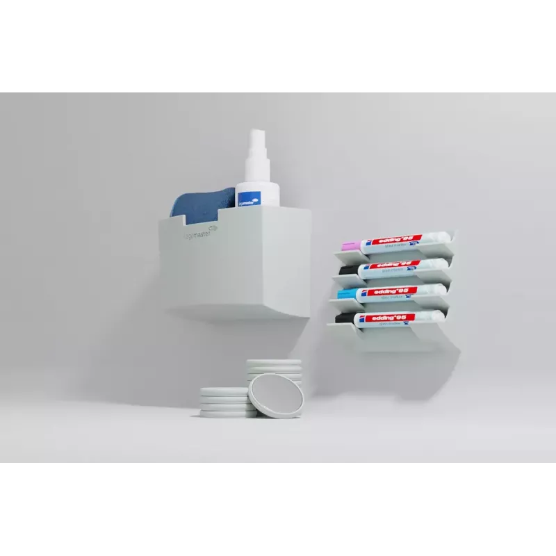 Držiak na fixky pre sklenenú tabuľu Legamaster, šalviovo zelený, plast, 156 g