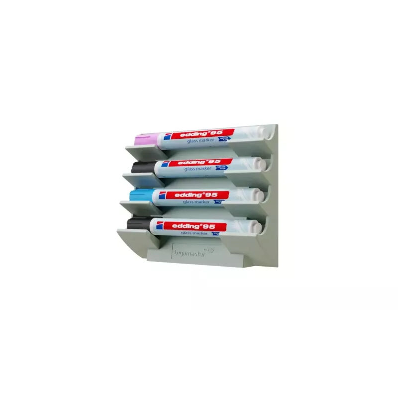 Držiak na fixky pre sklenenú tabuľu Legamaster, šalviovo zelený, plast, 156 g