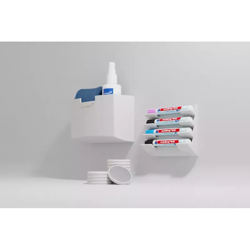 Držiak na fixky pre sklenenú tabuľu Legamaster 7-122118, plast, teplá sivý, 156 g
