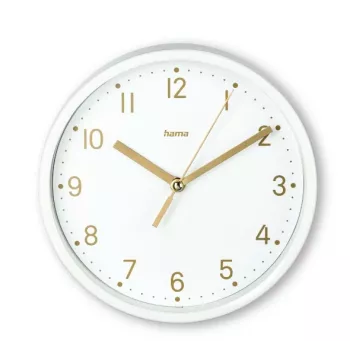 Hama 00185869 Nástenné/stolné hodiny Analógové hodiny okrúhle biele