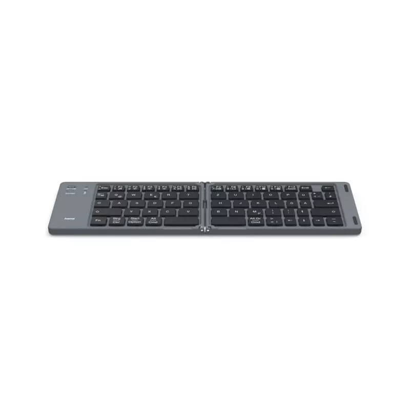 Hama Travel 450 QWERTZ nemecká Bluetooth čierna, tmavosivá