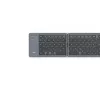 Hama Travel 450 QWERTZ nemecká Bluetooth čierna, tmavosivá