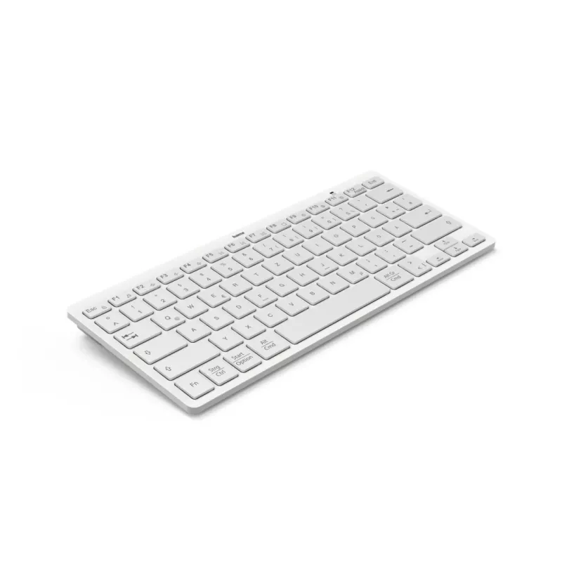 Hama Travel 400 QWERTZ nemecká Bluetooth sivá, biela