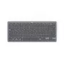 Hama Travel 400 QWERTZ nemecká Bluetooth čierna, tmavosivá