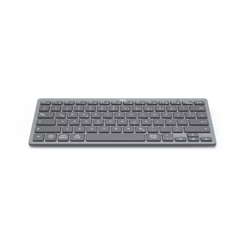Hama Travel 400 QWERTZ nemecká Bluetooth čierna, tmavosivá
