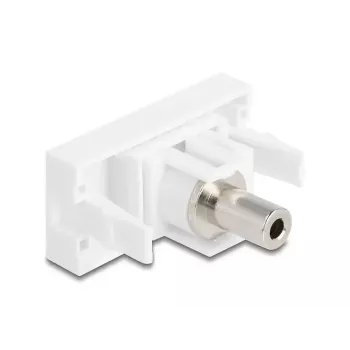 DeLOCK modul Easy 45 3,5 mm 3-pinová jack zásuvka na zásuvku, biely (90848)