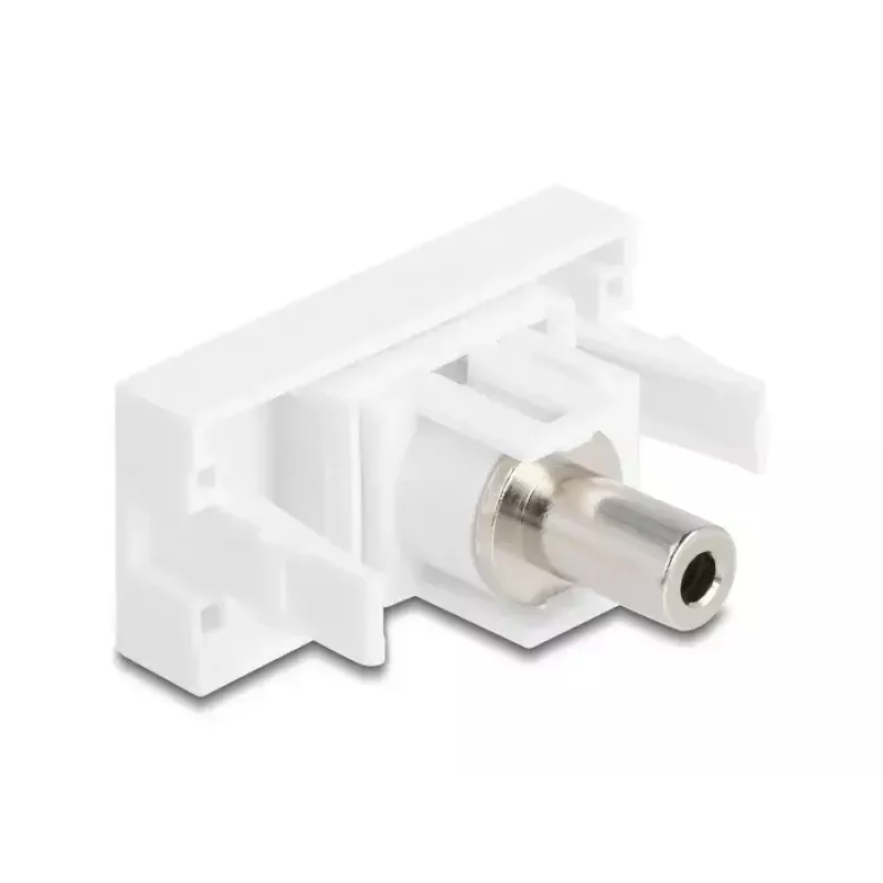 DeLOCK modul Easy 45 3,5 mm 3-pinová jack zásuvka na zásuvku, biely (90848)
