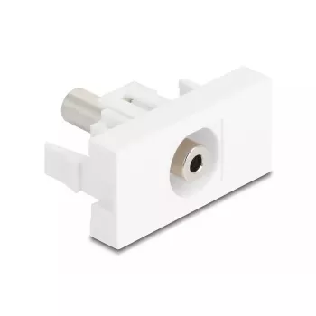DeLOCK modul Easy 45 3,5 mm 3-pinová jack zásuvka na zásuvku, biely (90848)