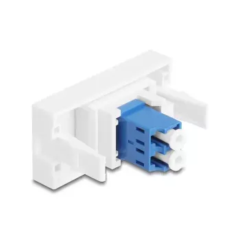 Vláknový adaptér DeLOCK 90847 LC Single-mode 1 ks modrý biely