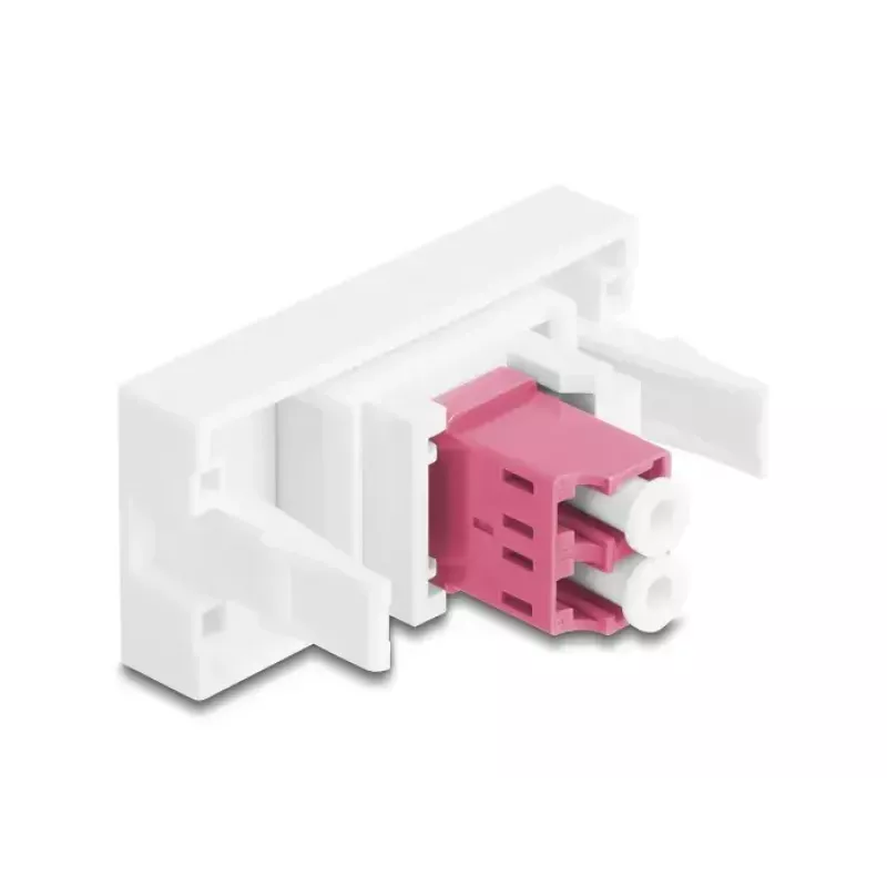 Vláknový adaptér DeLOCK 90846 LC Multi-mode 1 ks fialový biely