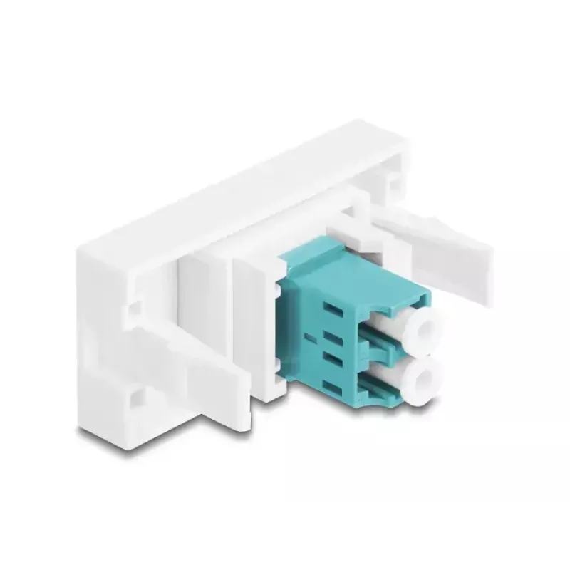 Vláknový adaptér DeLOCK 90845 LC Multimode 1 ks aqua farba biely