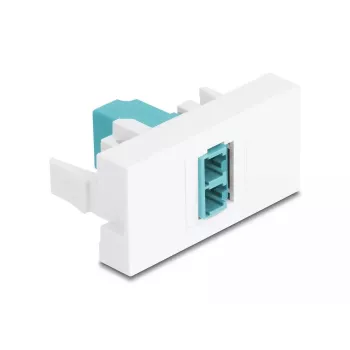 Vláknový adaptér DeLOCK 90845 LC Multimode 1 ks aqua farba biely