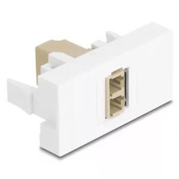 Vláknový adaptér DeLOCK 90840 LC Multimode 1 ks béžový biely