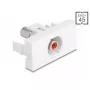 DeLOCK 90857 Keystone modul Cinch červený biely 22,5 mm 45 mm 33 mm