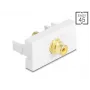 DeLOCK Keystone modul 90859 Cinch konektor biely žltý