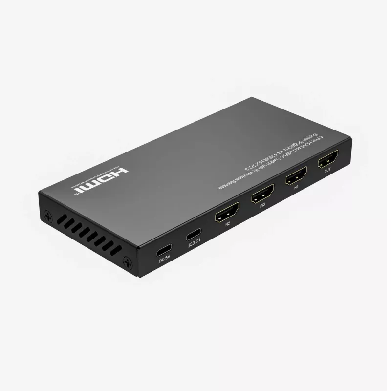HDMI prepínač MicroConnect MC-USBCHDMISWITCH0401-8K 8K rozlíšenie