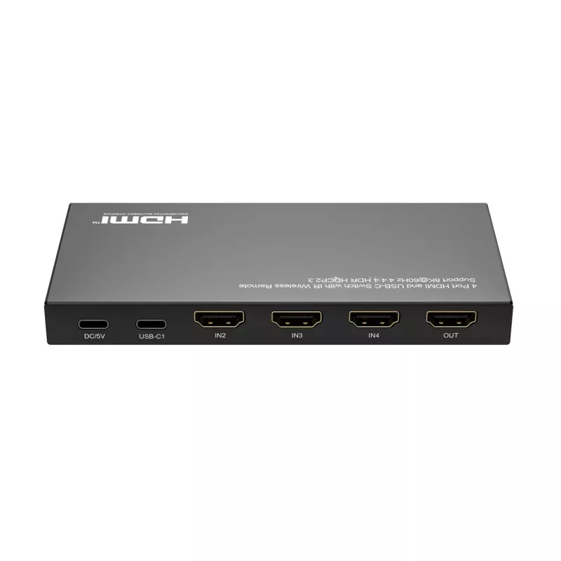 HDMI prepínač MicroConnect MC-USBCHDMISWITCH0401-8K 8K rozlíšenie