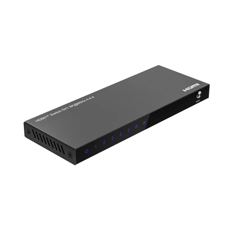HDMI prepínač MicroConnect MC-HDMISWITCH0501-8K 8K rozlíšenie
