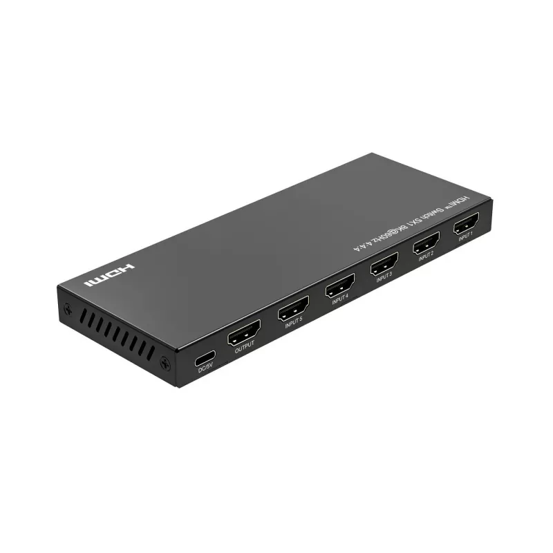 HDMI prepínač MicroConnect MC-HDMISWITCH0501-8K 8K rozlíšenie
