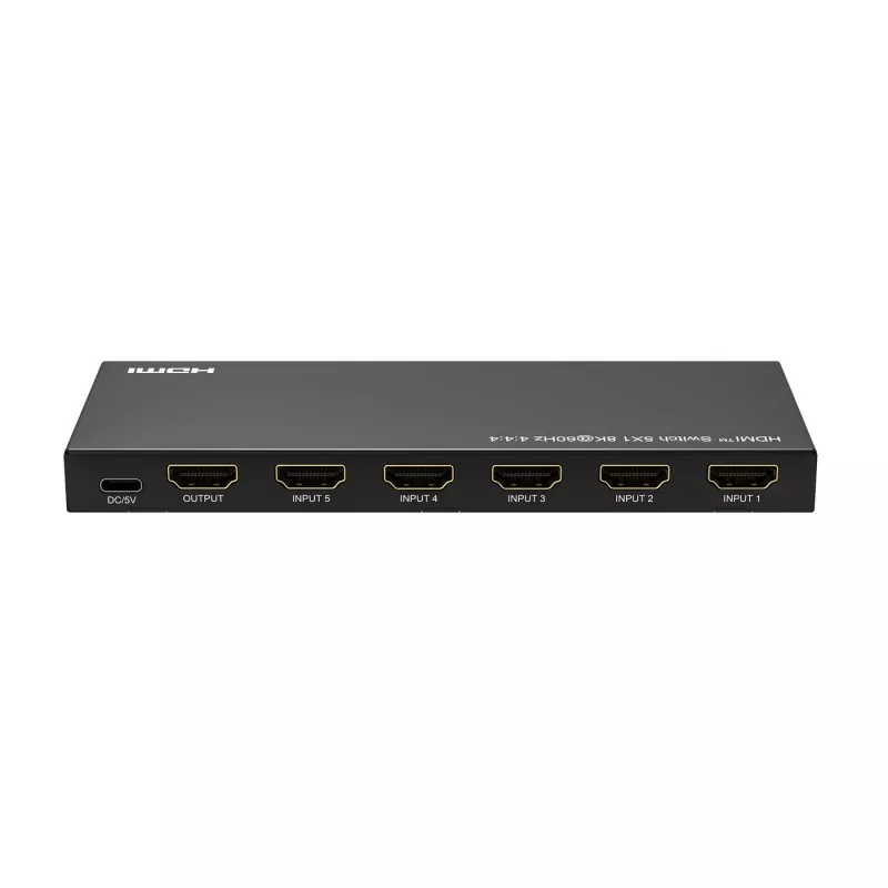 HDMI prepínač MicroConnect MC-HDMISWITCH0501-8K 8K rozlíšenie